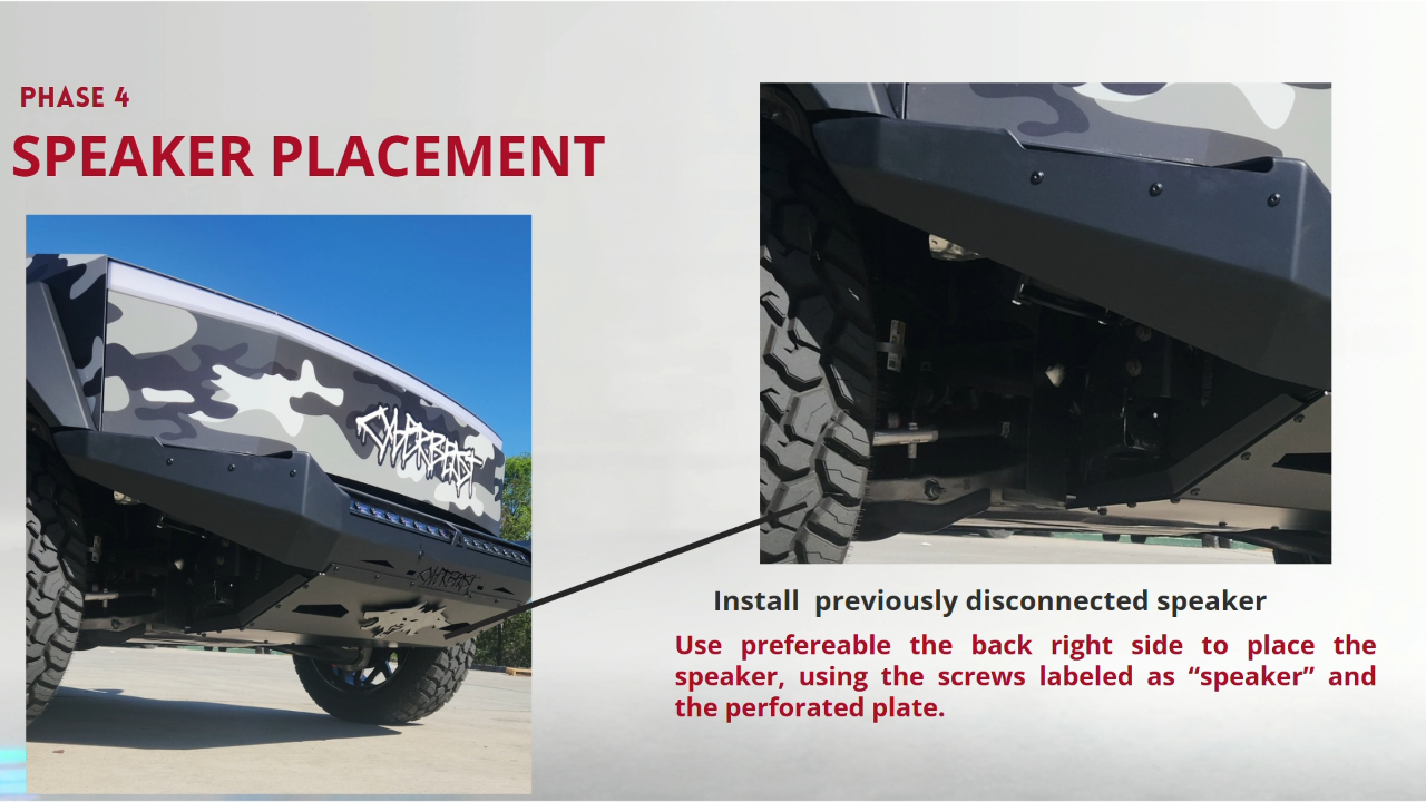 Cybertruck Front Bumper Install Video