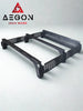 Heavy-duty 1200 lbs static load rated aluminum rack designed for large rooftop tents (RTT).