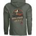 AEGON Warning Label Overlanding Hoodie - MILITARY GREEN - BACK