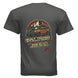 AEGON Warning Label T shirt - CHARCOAL - BACK