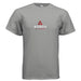 AEGON Warning Label T shirt - GRAVEL - FRONT