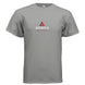 AEGON Warning Label T shirt - GRAVEL - FRONT