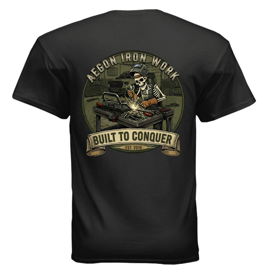 Aegon 'Til Death Welding T-Shirt - BLACK - BACK