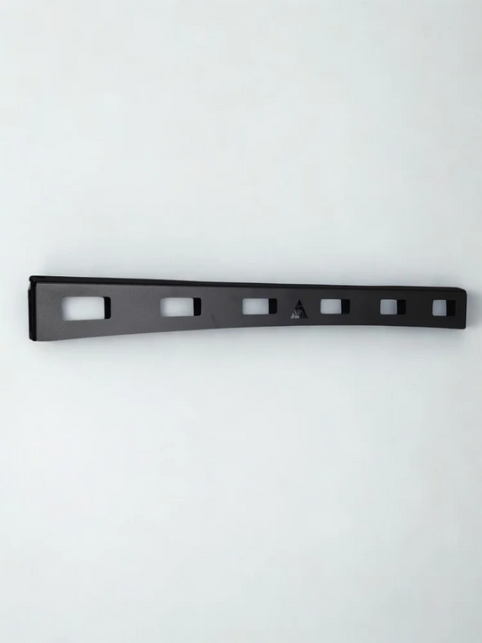 Rear deflector for AEGON steel roof rack systems featuring a sleek powder-coated finish.