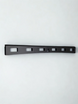 Rear deflector for AEGON steel roof rack systems featuring a sleek powder-coated finish.
