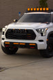 American-made Aegon front bumper for Toyota Sequoia crafted from 3/16 inch steel with black powder coat finish.