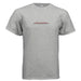 Anatomy of an Overland t-shirt in charcoal grey with a technical Tundra build blueprint by Aegon Ironwork. - SPORT GREY - FRONT