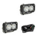 Baja Designs S2 Sport clear lens LED light pod pair with included wiring harness