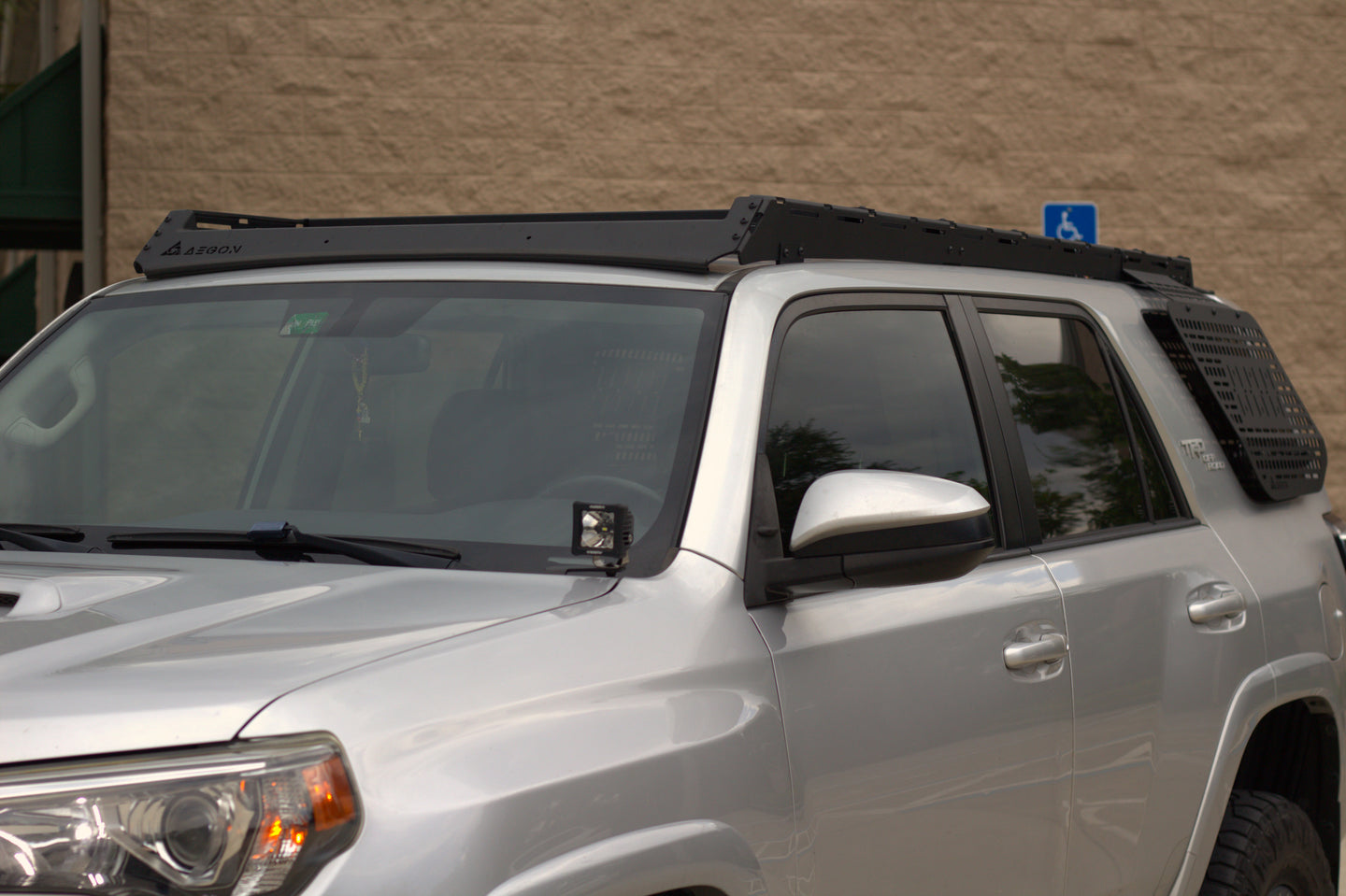 Precision CNC laser-cut aluminum roof rack for 4Runner 5th Gen, built for trail durability.
