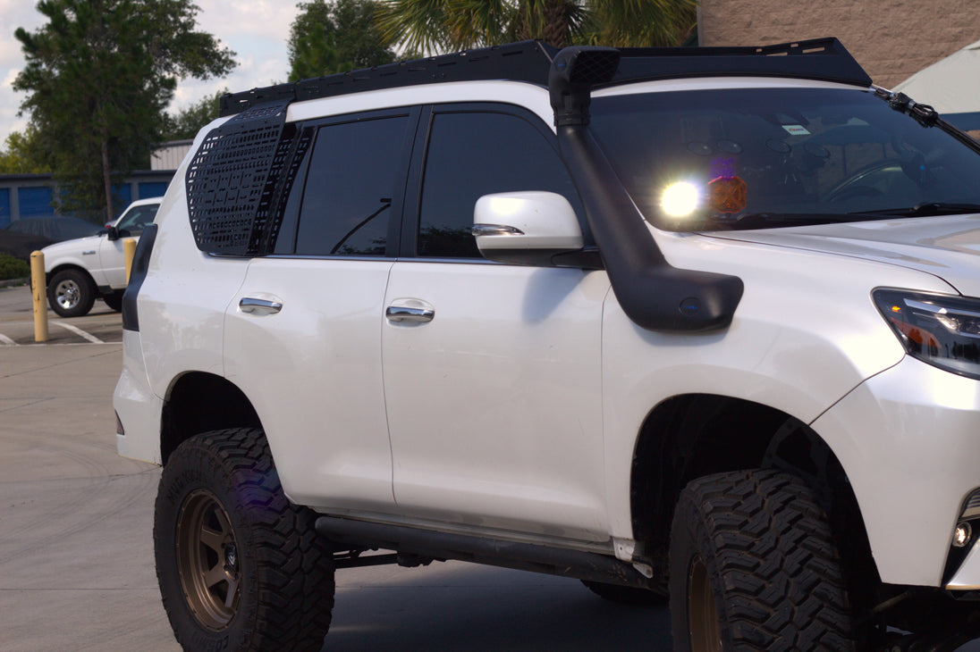 Precision-engineered Lexus GX 460 Molle panel supporting up to 120 lbs static load for heavy-duty overland storage.