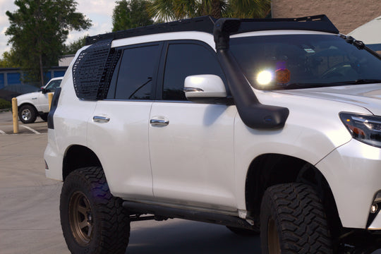 Precision-engineered Lexus GX 460 Molle panel supporting up to 120 lbs static load for heavy-duty overland storage.