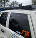 Premium black aluminum roof rack designed for Jeep Grand Cherokee WJ models from 1998 to 2004.