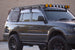 Close-up of the 14lb lightweight aluminum Molle panel with black powder coat finish by Aegon Ironwork.