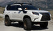 Rugged 7lb lightweight aluminum Molle panel with a corrosion-resistant black powder coat finish for Lexus GX 460.