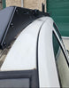 Sleek low-profile tactical roof rack for Jeep WJ designed to reduce wind resistance and improve fuel efficiency.