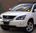 Easy no-drill installation roof rack for Lexus RX 350, showing the precision CNC laser-cut aluminum side rails and crossbars.