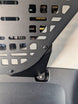 No-drill rear window Molle rack for Toyota 4Runner providing a secure bolt-on storage solution.