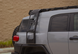 Off-road overland side ladder for Toyota FJ Cruiser providing easy access to roof racks and rooftop tents.