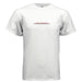 Off-road lifestyle apparel featuring the Aegon Ironwork technical blueprint t-shirt at a trail campsite. - WHITE - FRONT