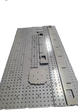 High precision welding table with a flatness coefficient of +-0.05 inches for quality assembly.
