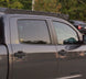 Black powder-coated overland roof rack for Toyota Tundra CrewMax, built for tough trail conditions.