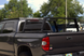 Universal fit bed rack with adjustable height from 14 to 21 inches for off-road expeditions.